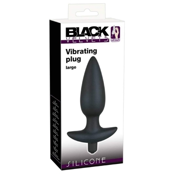 Black Velvet Buttplug Vibration L
